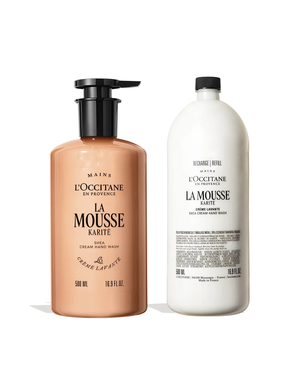 La Mousse Shea Cream Hand Wash + Refill