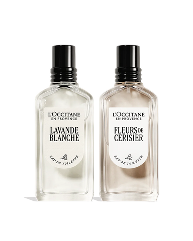 Fleurs de Cerisier + Lavande Blanche Fragrance Duo